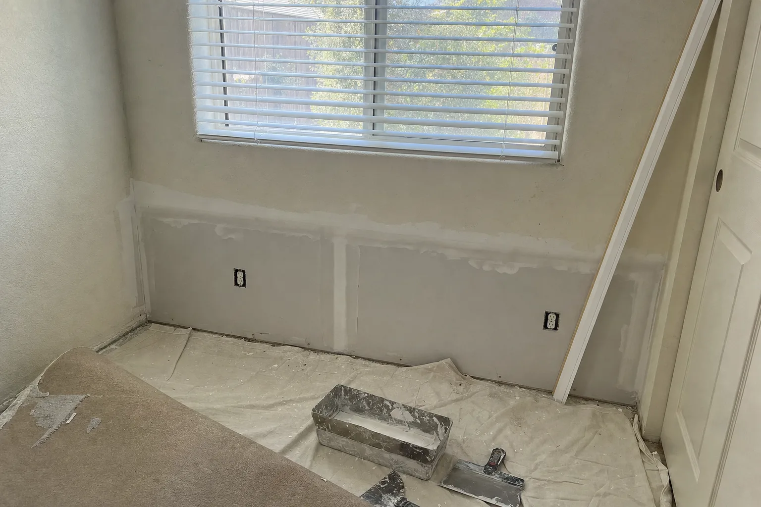 Drywall repair after water damage in Murrieta, CA