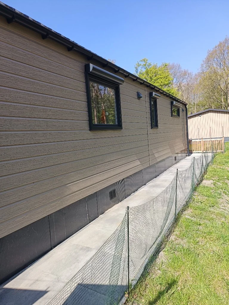Airco installatie caravan voor en na